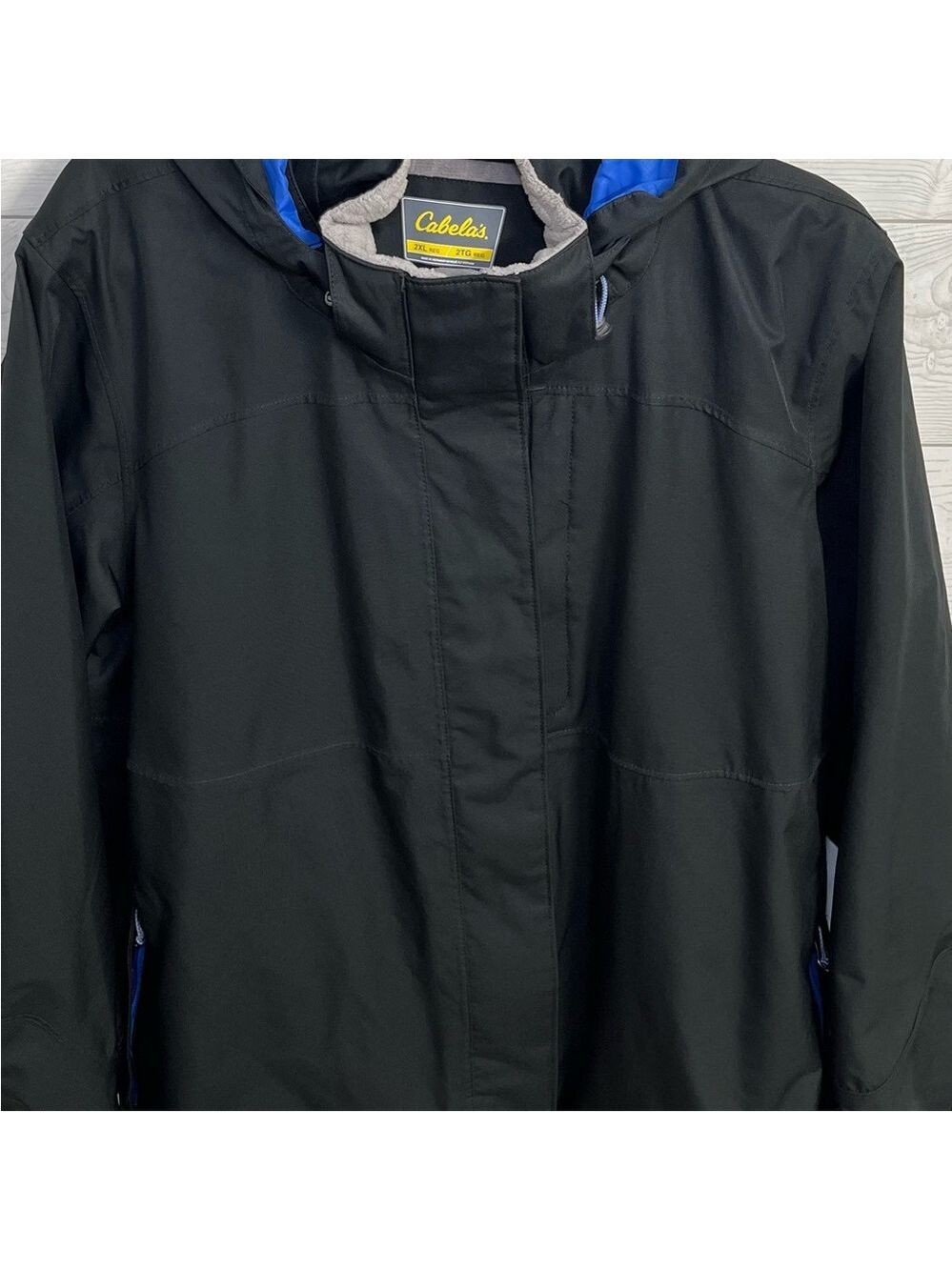 Cabela’s Men’s Black Insulated Jacket. Size 2XL - Picture 4 of 10